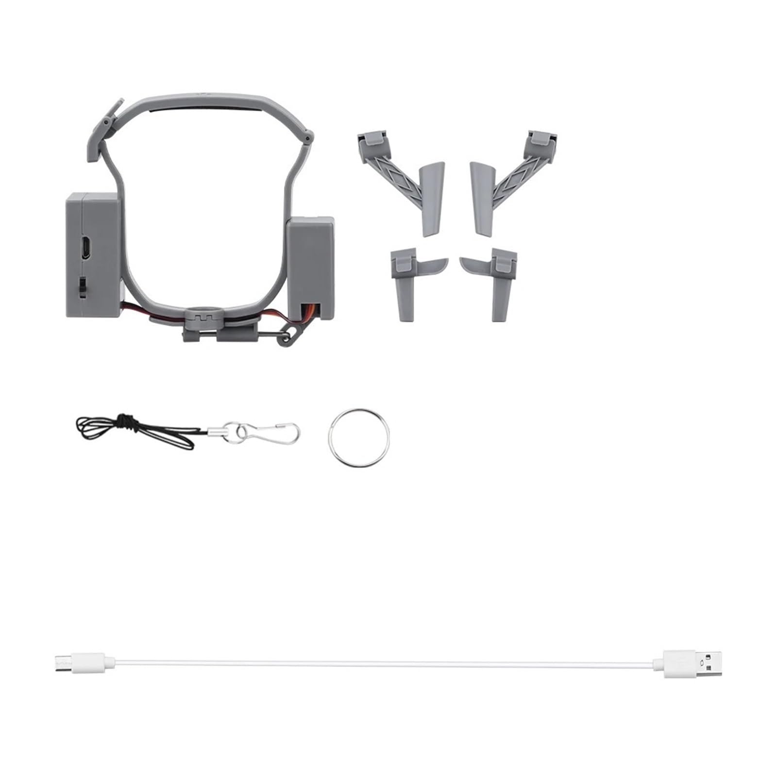 Airdrop-System for D/J.-I Air 3 Drohne, ferngesteuertes Parabolgerät, Angelköder, Hochzeitsgeschenk, Lebensrettung, Werfer, Fahrwerk von SonGXuan