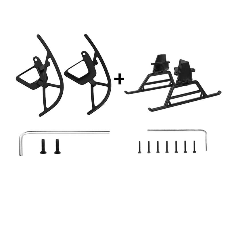 Gimbal-Kamera-Stoßstangenschutz for D/J.-I Avata Combo Drone-Objektiv, Antikollisionsstange, oberer Schutz, Zubehör aus Aluminiumlegierung(2in1 A Landing Gear) von SonGXuan