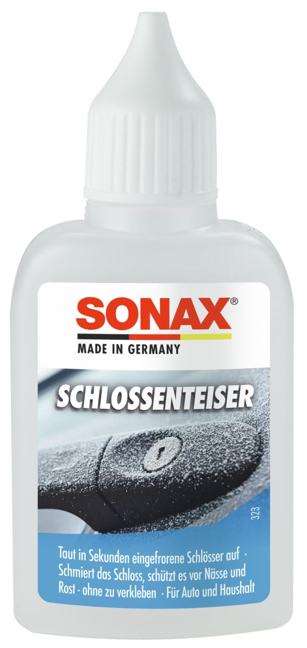 SONAX SchlossEnteiser Thekendisplay (50 ml) pflegt, schmiert und schützt vor Rost, Feuchtigkeit und Nässe - ohne zu verkleben | Art-Nr. 03315410 von SONAX