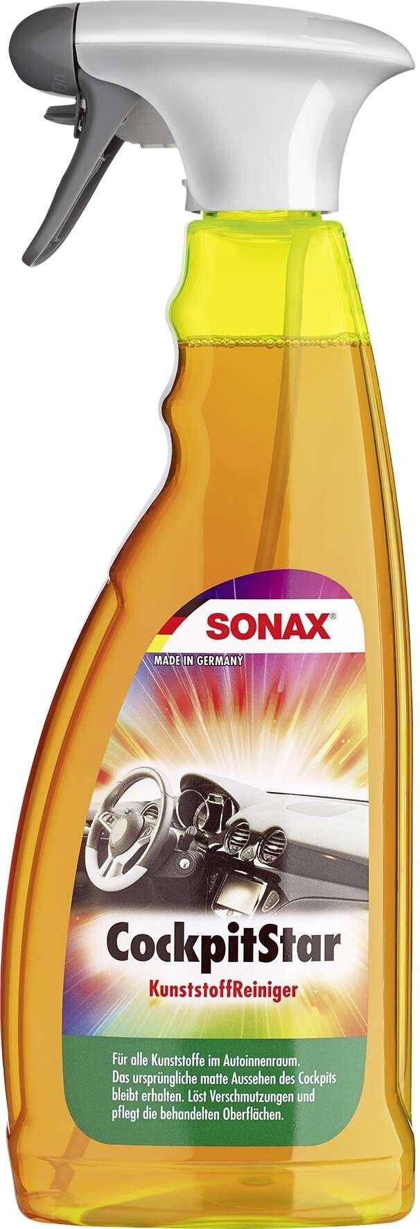 SONAX Cockpit-Star 750 ml PET-Sprühflasche von Sonax