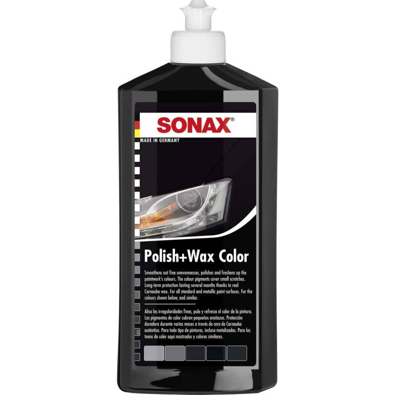 SONAX Polish & Wax Color Nano Pro Black Grey Color car 250 ml / 8.5 oz von SONAX