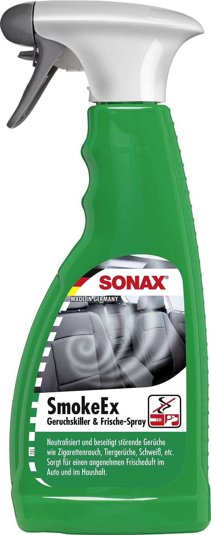 SONAX SmokeEX Geruchskiller 500 ml PET-Sprühflasche von Sonax