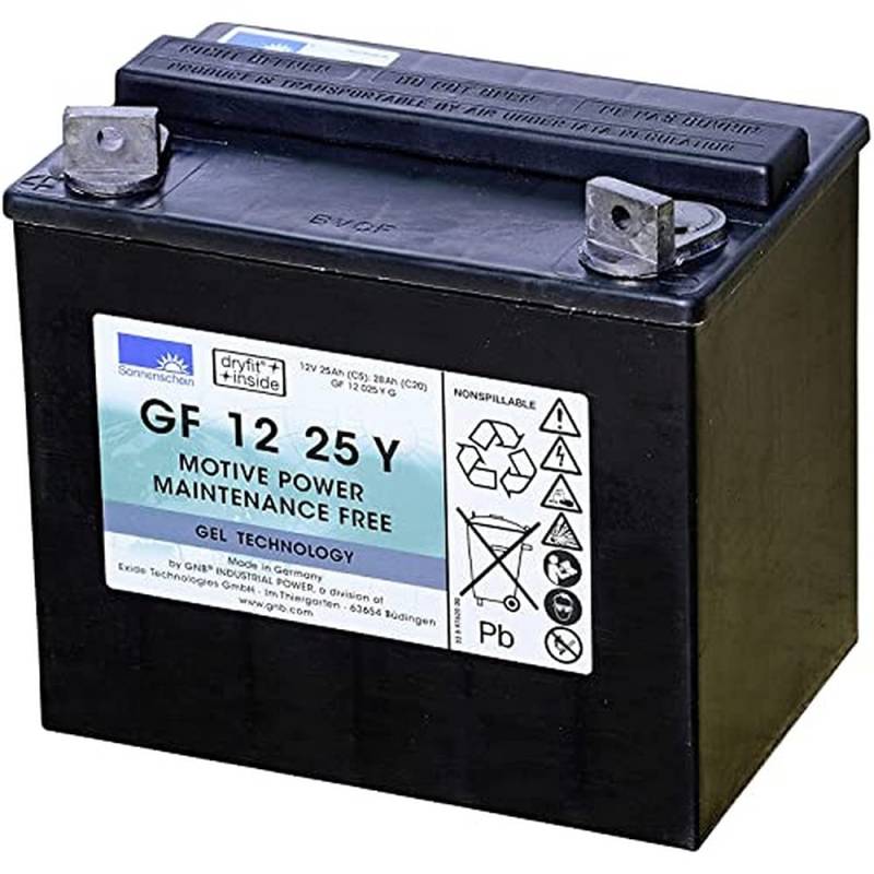 Sonnenschein GF 12 25 Y G / GF12025YG Traktions-Batterie 12V 25Ah von Sonnenschein