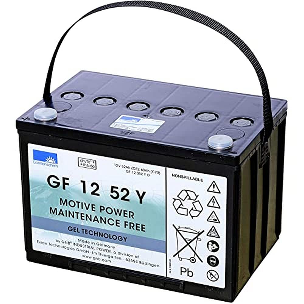 Sonnenschein GF 12 52 Y O/ GF12052YO Traktions-Batterie 12V 52Ah von Sonnenschein