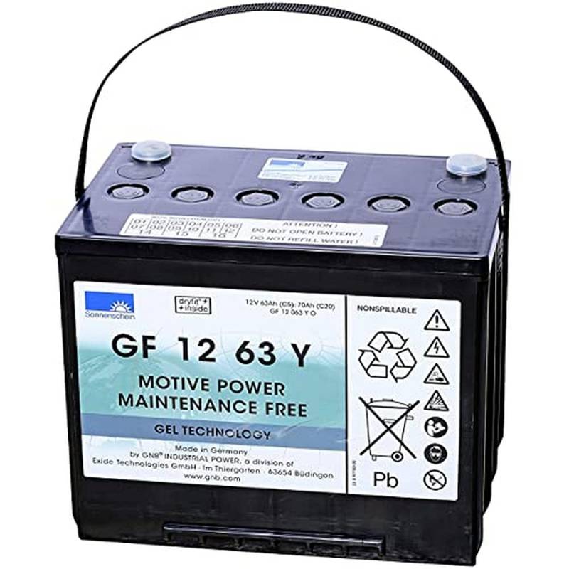 Sonnenschein GF 12 63 Y O 4 / GF12063YO4 Traktions-Batterie 12V 63Ah von Sonnenschein