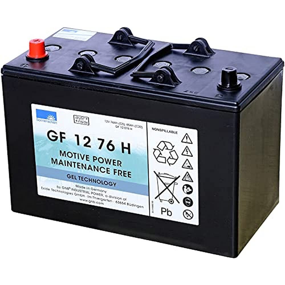 Sonnenschein GF 12 76 H / GF12076H Traktions-Batterie 12V 76Ah Sonnenschein M von Homry