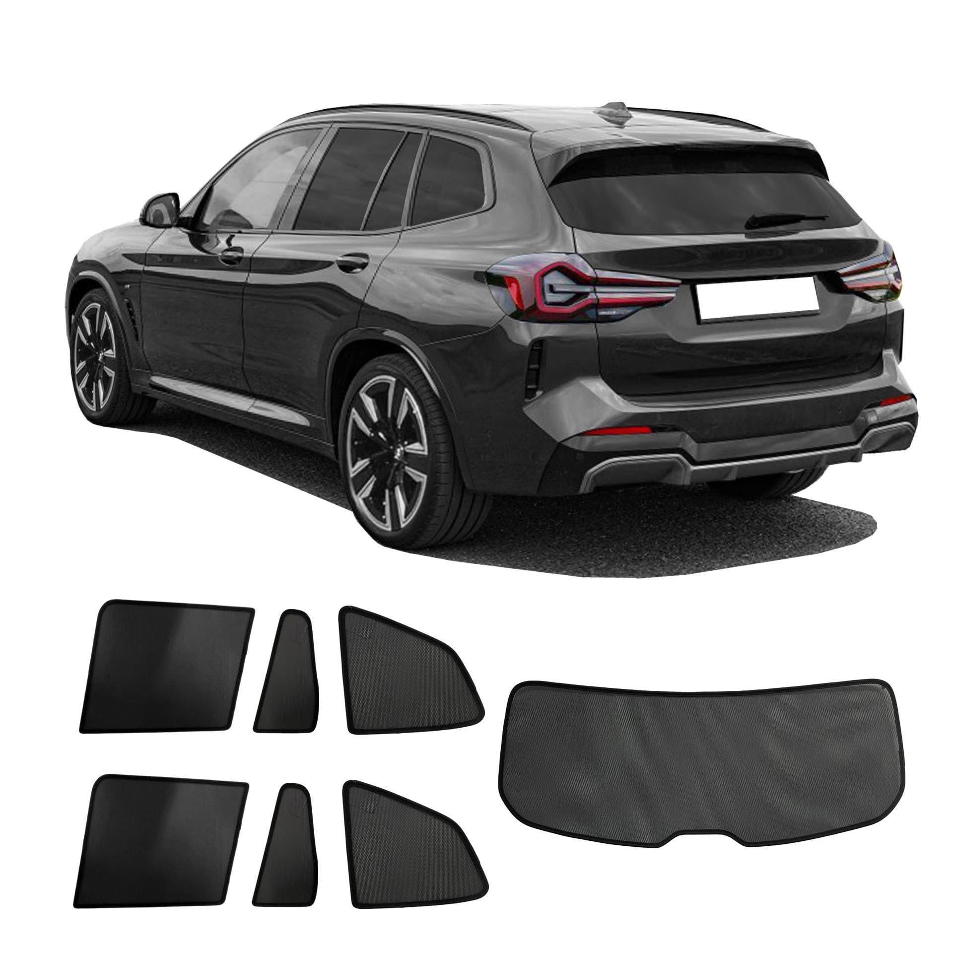 Premium Sonniboy Sonnenschutz kompatibel mit BMW (i) X3 2017-2023 INKL Tasche von Sonniboy