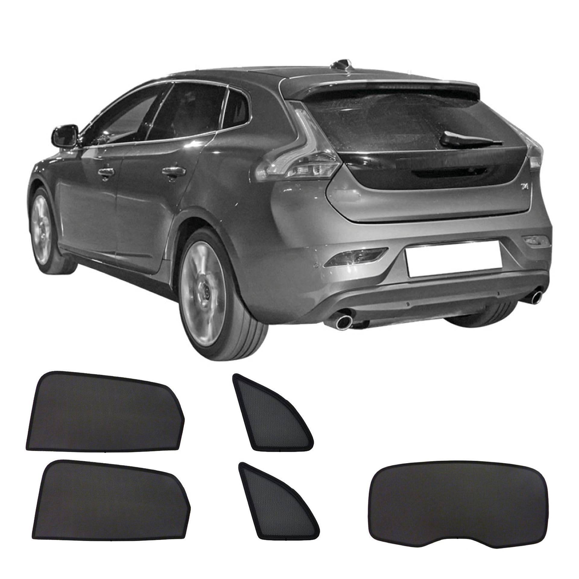 Premium Sonniboy Sonnenschutz kompatibel mit Volvo V40 3 III 2012-2019 INKL Tasche von Sonniboy