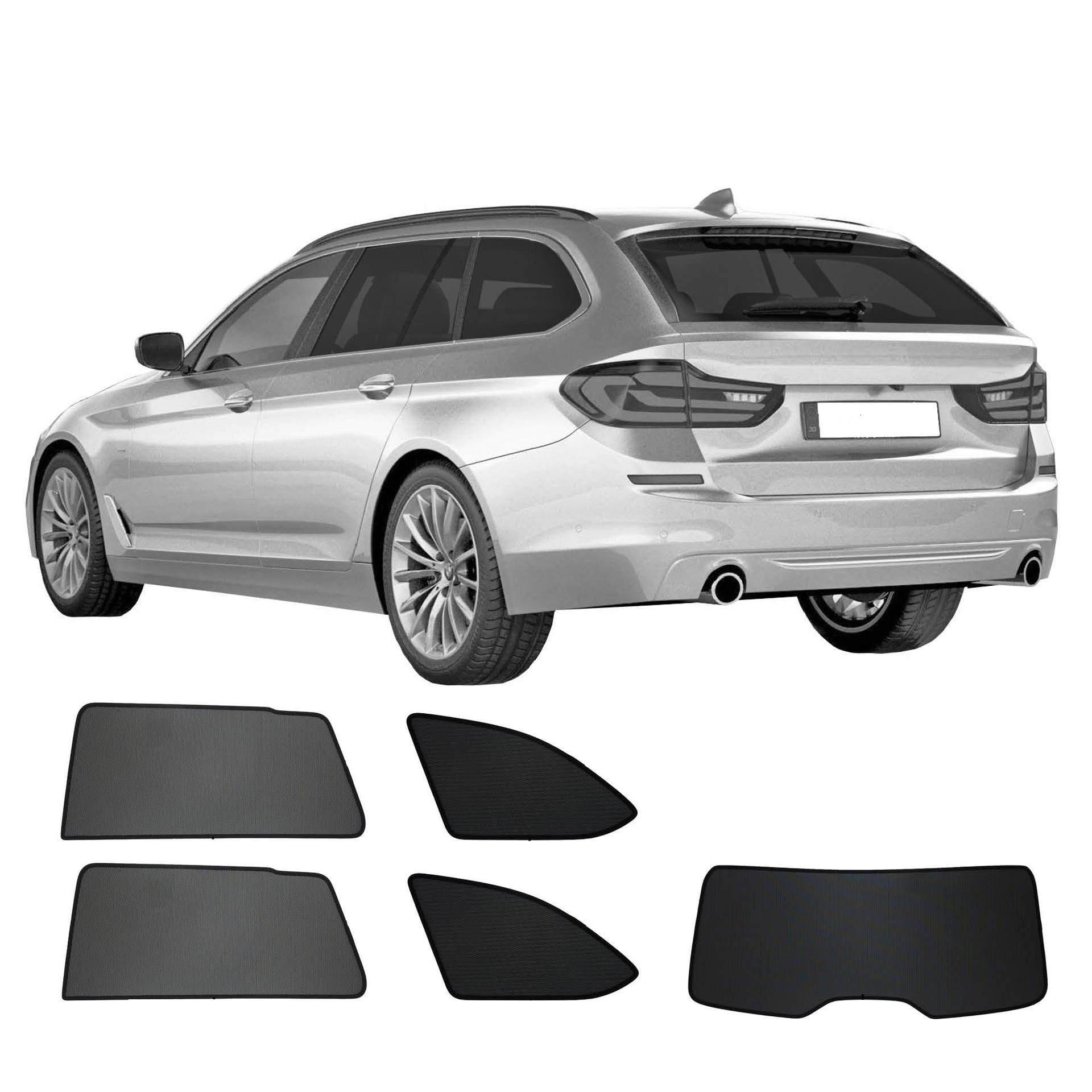 Premium Sonniboy Sonnenschutz kompatibel mit BMW 5er Touring 2017-2020 INKL Tasche von Sonniboy