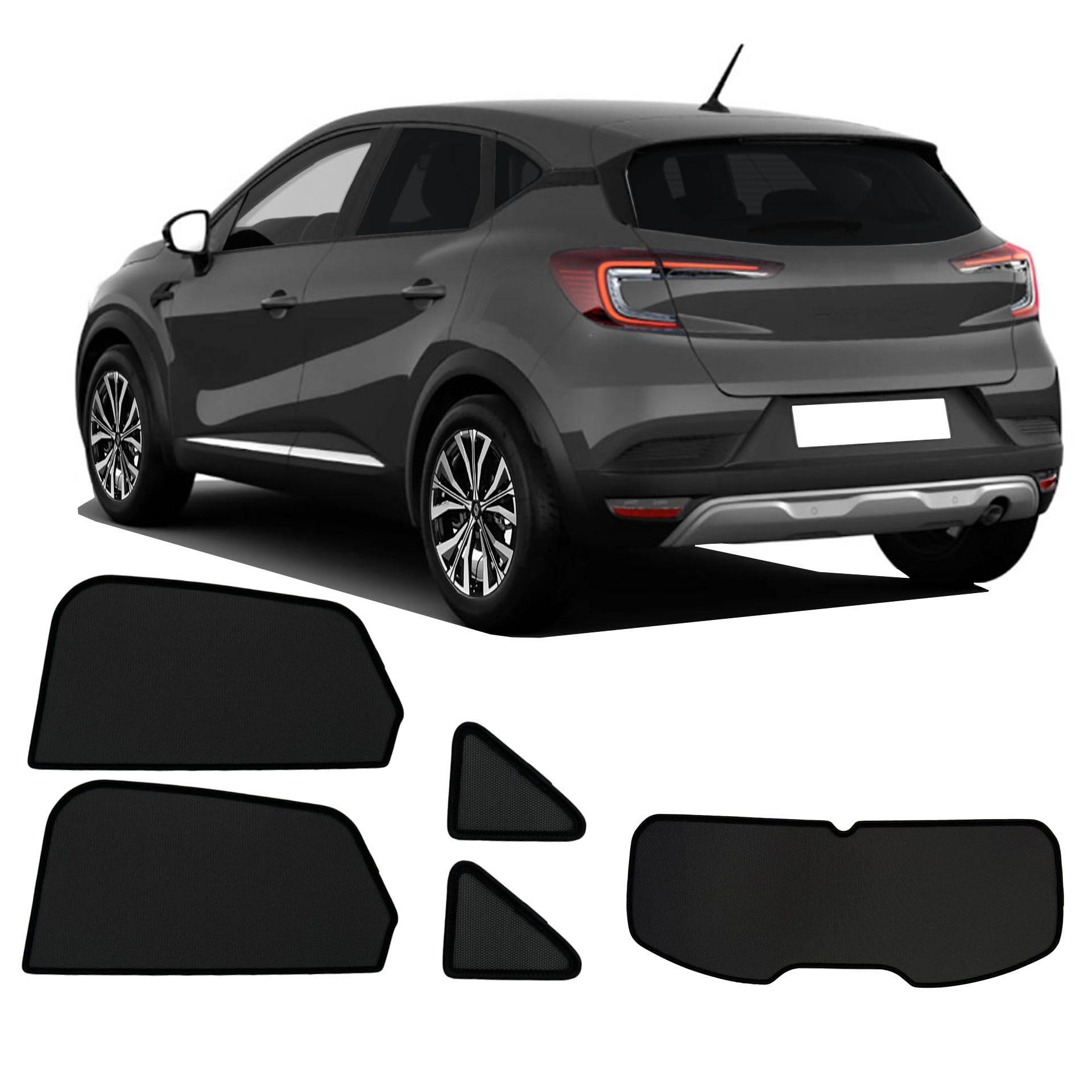 Sonniboy Sonnenschutz kompatibel mit Renault Captur II 2020- INKL Tasche, son-10248abc+T von Sonniboy