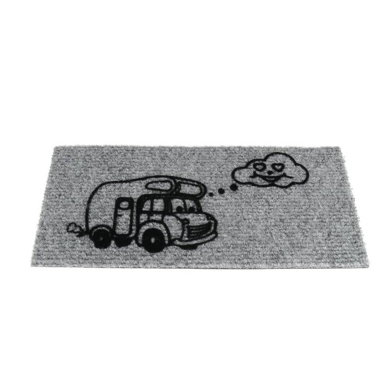 Teppich Derby Flock Reisemobil 25 x 5cm grau, schwarz von Sonstige