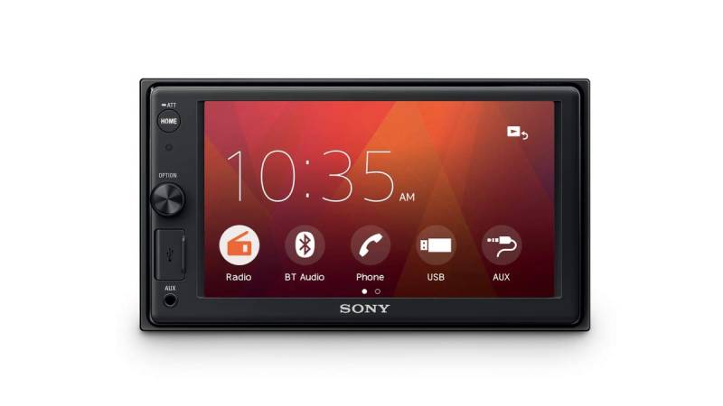 Sony XAV-1500 Autoradio mit WebLink 2.0 für Navigation, Freisprechen, Schwarz, 2 DIN von Sony