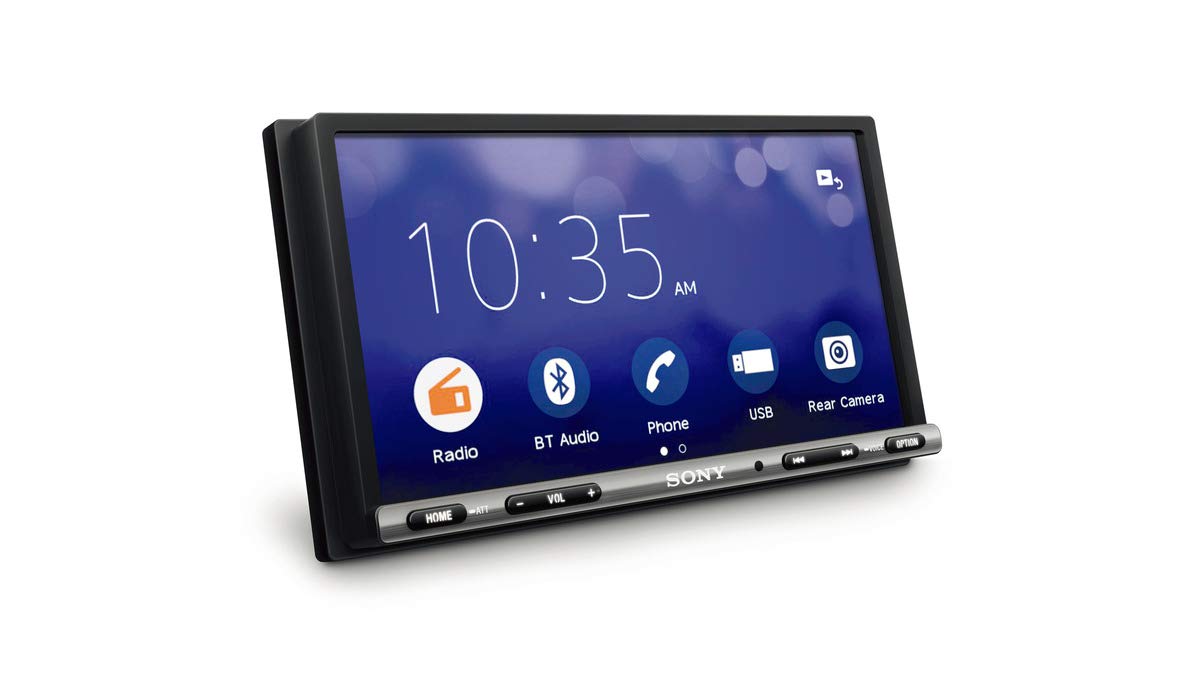 Sony XAV-3500 Auto-Player (WebLink, Bluetooth (6,95 Zoll) Touchscreen, blendfrei, kompatibel mit Android/iOS und Apps, wie Waze oder YouTube, Leistung 55 W x 4), Schwarz von Sony