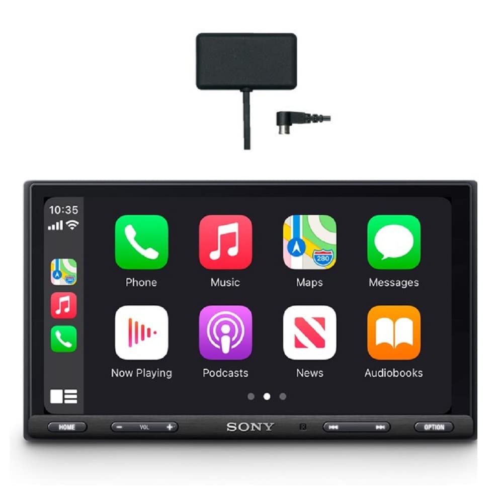 Sony XAV-AX5650ANT inkl. DAB+ Antenne | Kapazitiver Touchscreen, HDMI für Streaming, CarPlay, Android Auto, Weblink 2.0, DAB+, Bluetooth von Sony