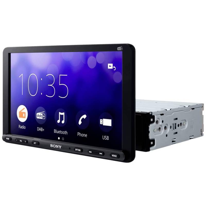 Sony XAV-AX8150ANT inkl. DAB+ Antenne | 1 DIN mit 9 Zoll Touchscreen, HDMI für Streaming, CarPlay, Android Auto, Weblink 2.0, DAB+, Inkl. Antenne, Bluetooth von Sony