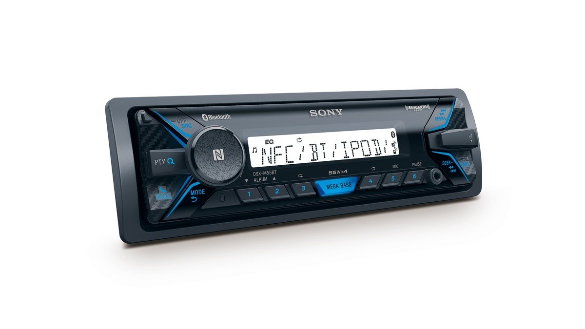 Sony seetaugliches Marine Radio DSX-M55BT Bluetooth mit Anti-Rost und UV Beschichtung, 4 x 55 Watt von Sony