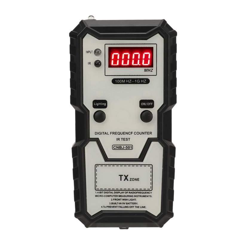 100 MHz Bis 1 GHz Infrarot-Signal-Fernbedienungsfrequenztester, Fernschlüssel-Frequenztester, Tragbarer Schlüsselanhänger-Signaltester, Digitaler Frequenzmesserzähler für die von Sorandy