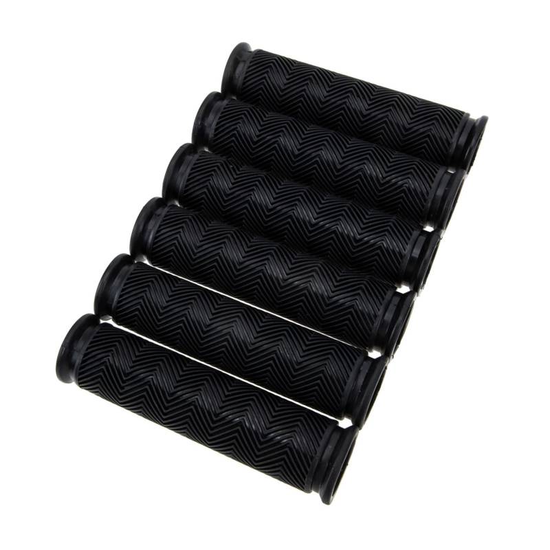 Sosoport 1 Satz Fahrradgriffabdeckung Zyklus Gestell Roller Handhaben Pedale Einstellbar Bike Grips Fahrradgriffe Fahrradgriffschutz Rutschfeste Lenkerabdeckungen Weiches Gummi Black 3 Paar von Sosoport