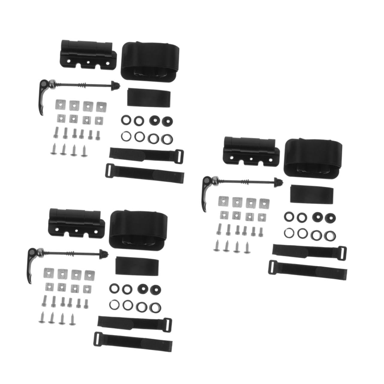 Sosoport 3 Sets Fahrrad Modifikationsset Fahrrad Kofferraumträger Universeller Dachträger Fahrrad Schnellspanner Halterung Vorderradgabelachse Fahrradträger Schnellspanner von Sosoport