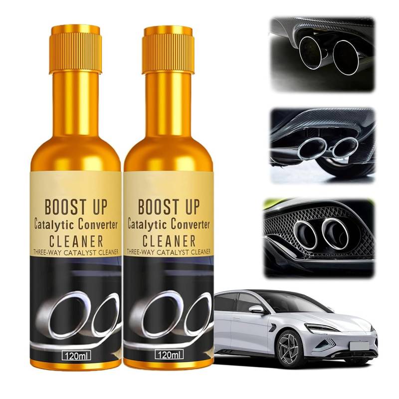 Glamatic Catalytic Cleaner, Glamatic Boost up Catalytic System Cleaner, Fuel & Exhaust System Cleaner, Catalytic Converter Cleaning Solution, Engine Carbon Cleaner for Performance Optimization (2pcs) von Soumiey