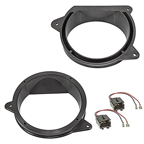 Sound way - Lautsprecherringe Adapter Halterungen passend für Peugeot 207 ab 2006-2015 (Tür vorne) - KC37.1 von Sound way