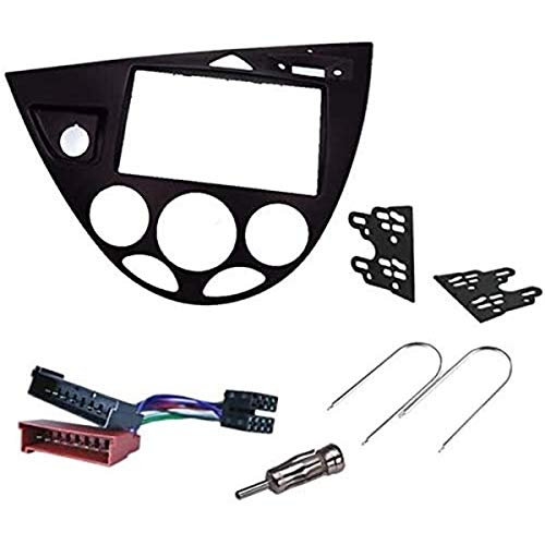 Sound way - 2 DIN Autoradio RadioRahmen RadioBlende einbauset Ford Focus 1998-2004 Noir - KA11-548 von Sound way