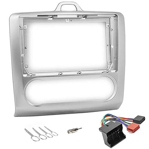 Sound way - Radioblende Einbau Rahmen Adapter autoradio Einbauset 9" Zoll kompatibel mit Ford Focus 2005-2011 (Clima Auto) - KA22-728 von Sound way