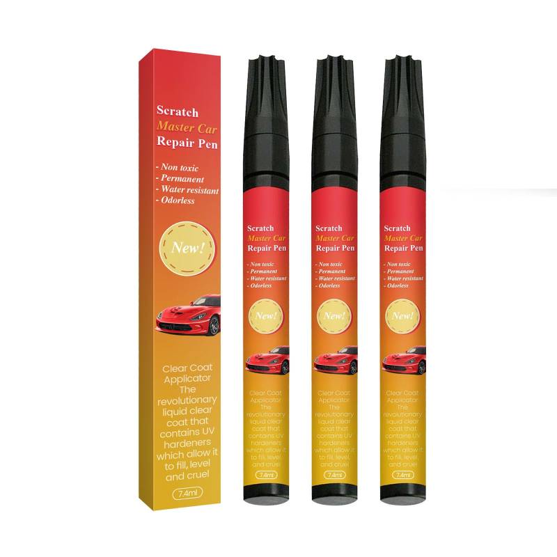 All Cars Magic Pen für Autokratzer, wetterfester Lackstift, Autolack-Kratzer-Entferner-Stift, Magic Car Scratch Removal Pen (3pcs) von Sovtay