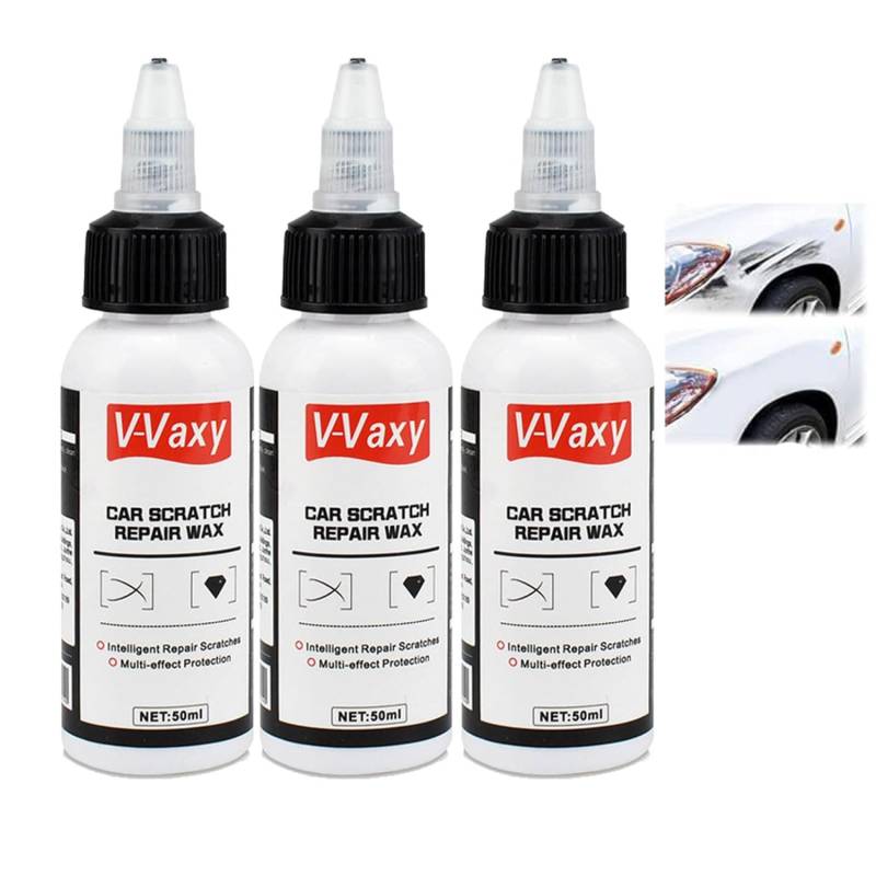 V-Vaxy Auto-Kratzer-Reparaturwachs, Ultimativer Lack-Restaurator, Vvaxy Kratzer-Entferner, V-Vaxy Lack-Restaurator, V-Vaxy Beschichtung, V-Vaxy Glasbeschichtung, Autolack-Kratzer-Reparatur (3pcs) von Sovtay