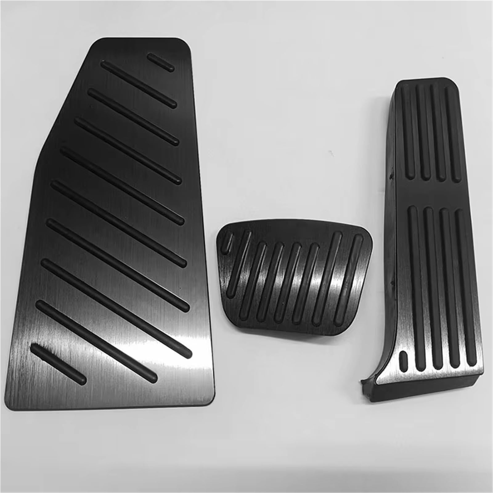 Fuß Pedalauflagen Aluminium Legierung Bremspedal Gaspedal Für Lexus NX 2022 2023 NX260 NX350h ES 2018-2022 Auto Teile Bremspedal Covers(Black 3piece) von Sovxbgw