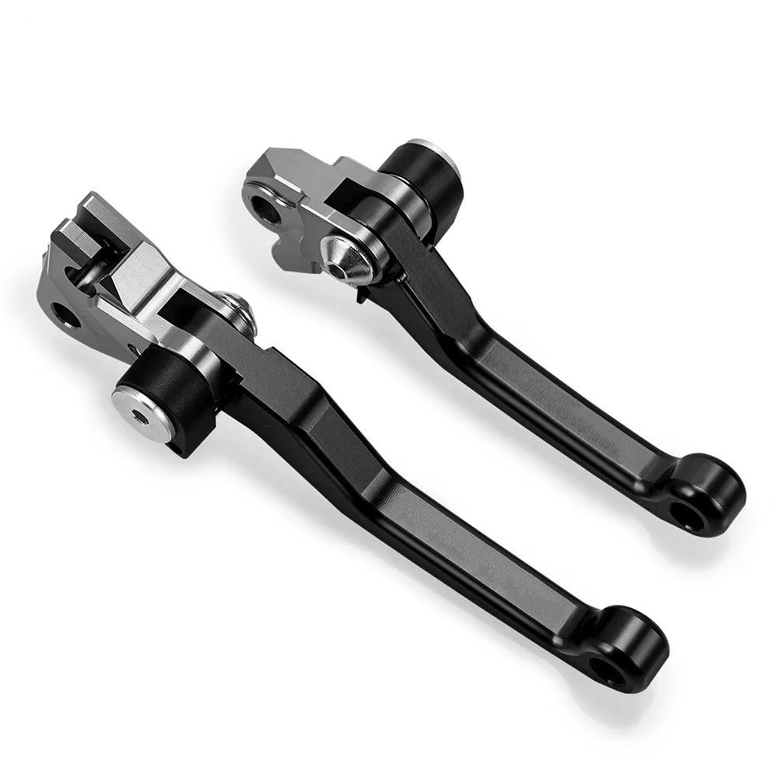 Kupplungshebel Motorrad Motocross Faltbare Pivot Dirt Bike Bremskupplungshebel Griff Bremshebel für YZ250 2015 2016 2017 2018 2019 YZ 250 brems und kupplungshebel(A Pair Black) von Sovxbgw