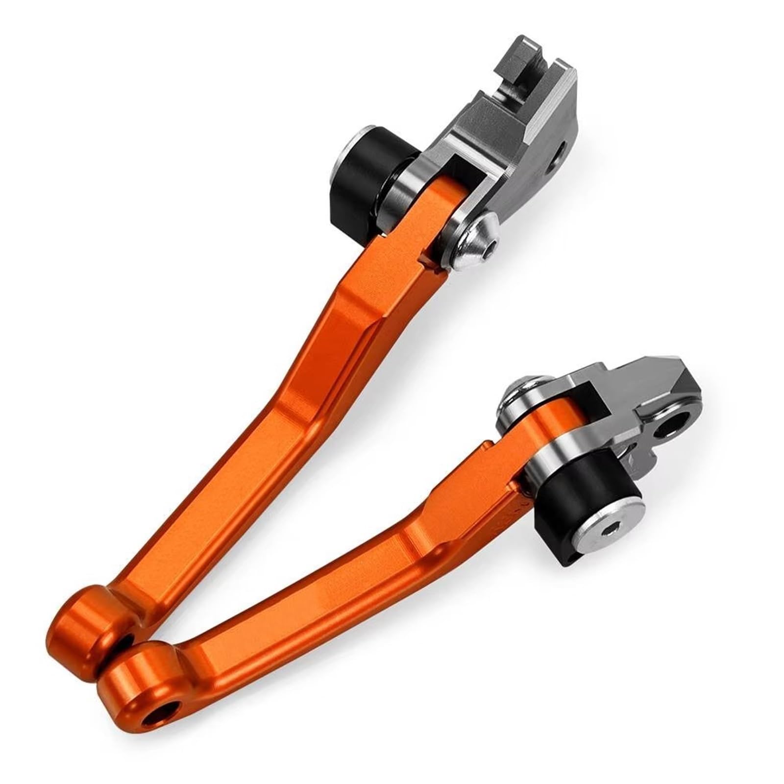 Kupplungshebel Motorrad Motocross Faltbare Pivot Dirt Bike Bremskupplungshebel Griff Bremshebel für YZ250 2015 2016 2017 2018 2019 YZ 250 brems und kupplungshebel(A Pair orange) von Sovxbgw