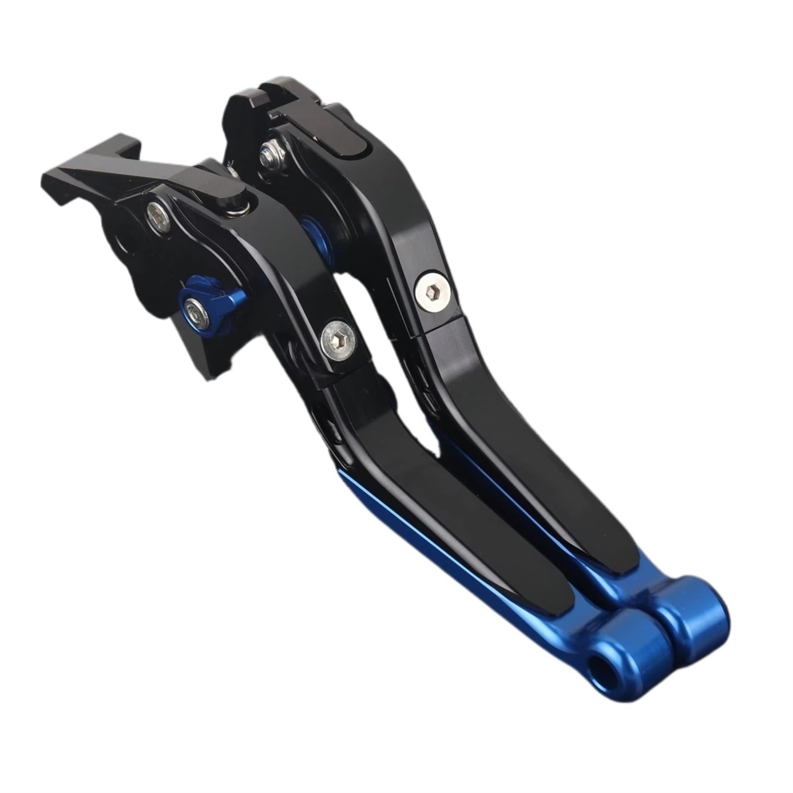 Kupplungshebel Motorrad Motorcycle Brake Lever Clutch Lever Set Folding Handle Guard Levers for 390/250/200/125 for Duke390 2010 11 12 13 14 15 16 17 18 2024 brems und kupplungshebel(Black-Blue) von Sovxbgw