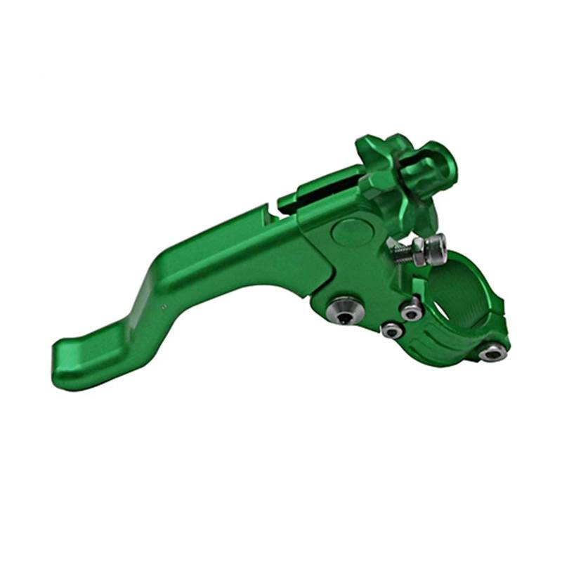 Kupplungshebel Motorrad Motorrad Kurze Stunt Kupplungshebel Universal Stunt Kupplungshebel Modifiziertes Zubehör Für Triumph Für Daytona 675 Für Tiger 800/XC 1997-2017 brems und kupplungshebel(Green) von Sovxbgw