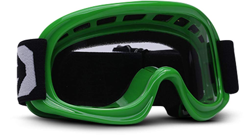 ARMOR HELMETS® AG-49 „Green“ · Kids Cross-Brille · Kinder Schutz-Brille MX Enduro Moto Sport Pocket-Bike Junior Goggles verspiegelt Kinder-Helm Cross-Helm Motorrad-Helm · BLACK SILVER CLEAR von ARMOR HELMETS