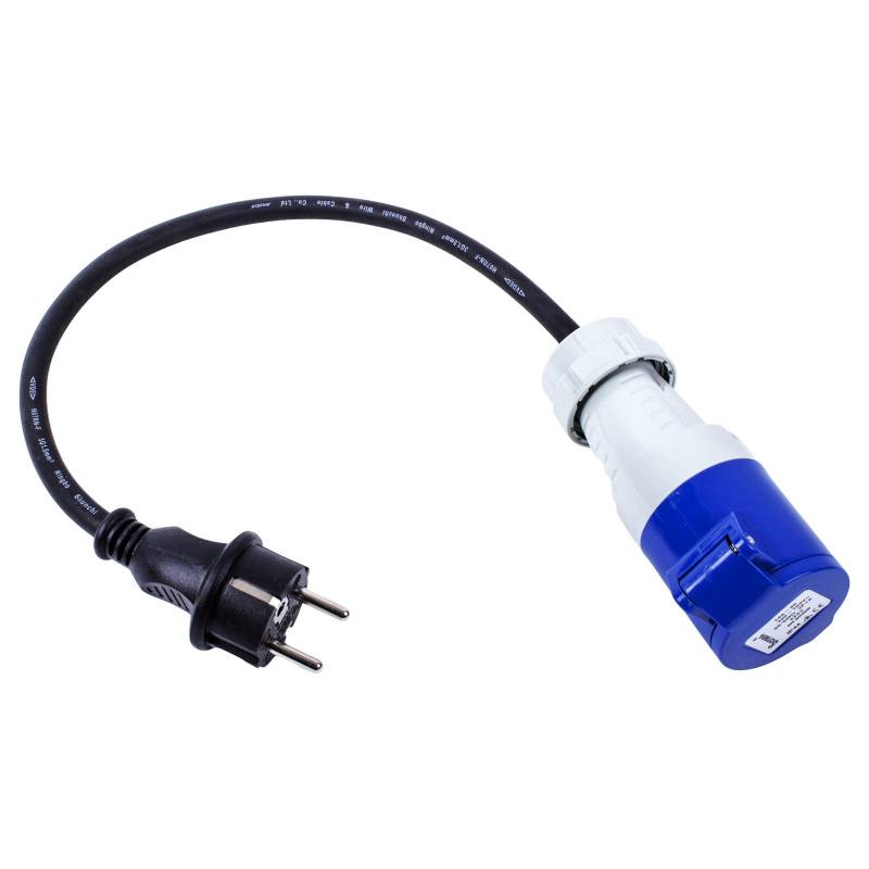 Soyang® CEE Kupplung 200-250V, 16A, 3polig, VDE Schukostecker für Wohnwagen, Caravon oder Wohnmobil von Soyang