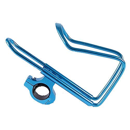 Alu Flaschenhalter Trinkflaschenhalter Fahrrad Getränkehalter Bicycle Can Holder F6 (Blau) von Soytich