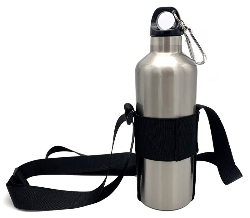 KOSTOO Wasserflaschenhalter mit verstellbarem Schultergurt für kurze Wandern, elastischer Befestigungsgurt, passend für 340-1134 ml (ohne Wasserflasche) von Spacmirrors