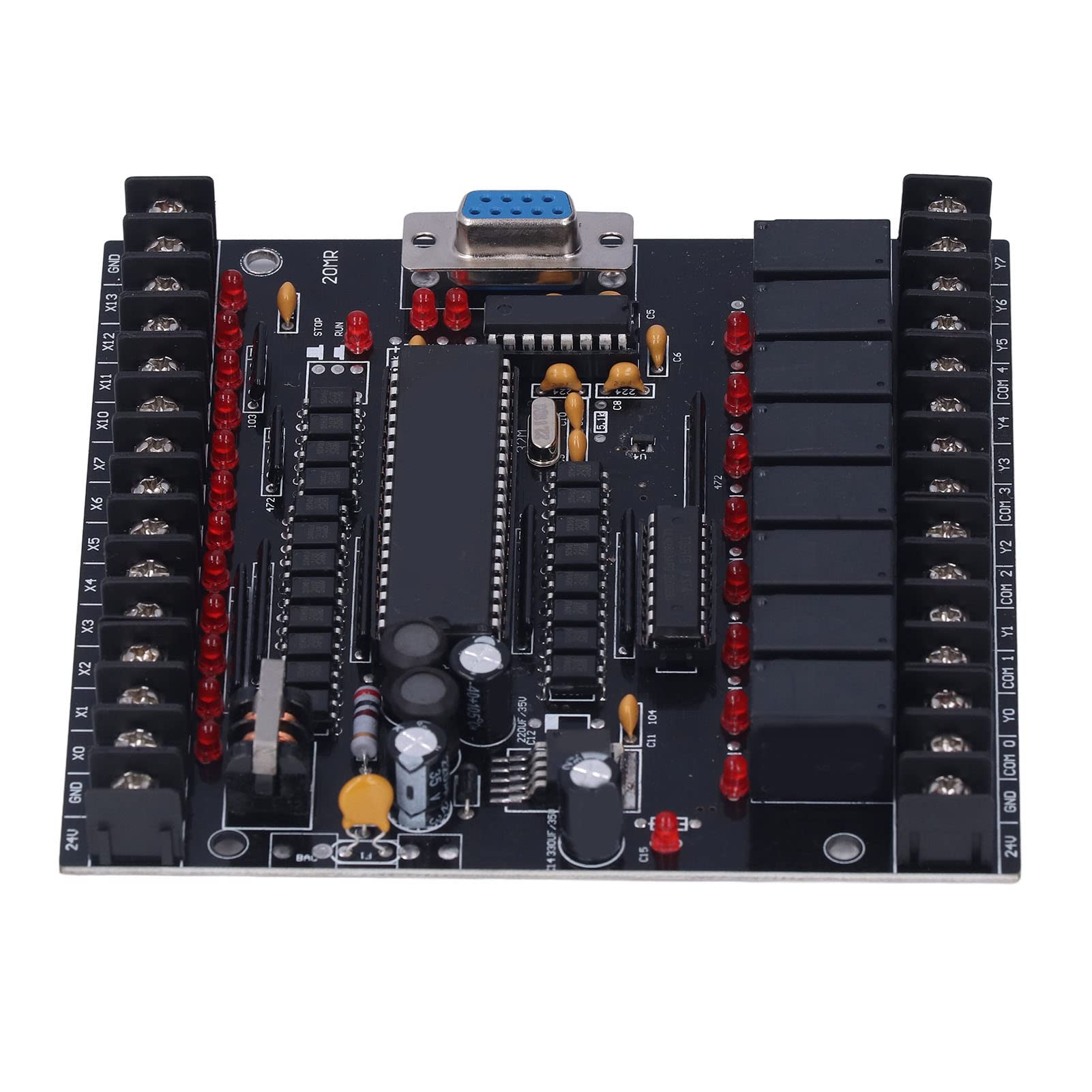 SPS -Kontrollplatine, 20 -mR -Einzelchip -Mikrocomputer -Modul, DC 24 V, 8000 Schritte Speicher, Anti -Jamming, AC 220V, 5A -Ausgang von Spacnana