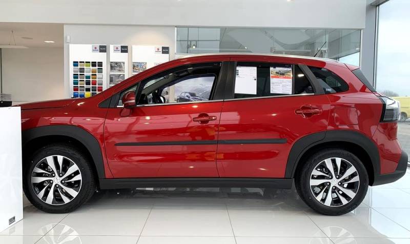 Seitenschutzleisten schwarz kompatibel mit Suzuki SX4 II S-Cross 2. Generation ab Baujahr 11.2021- F17 (3700017) von Spangenberg