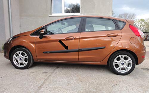 Spangenberg Seitenschutzleisten schwarz passend für Ford Fiesta ’09 VI 5-Türer vor Facelift 2008-2011 F22 (3700022) von Spangenberg