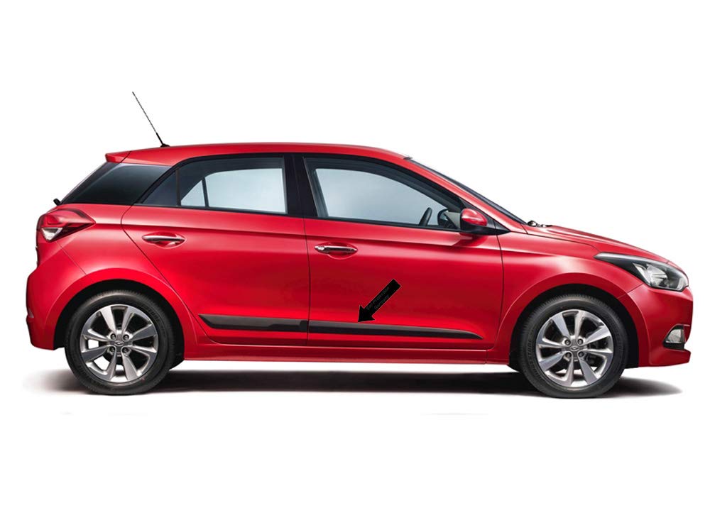 Spangenberg Seitenschutzleisten schwarz passend für Hyundai i20 II Schrägheck 5-Türer ab 11.2014- F51 (3700051) von Spangenberg