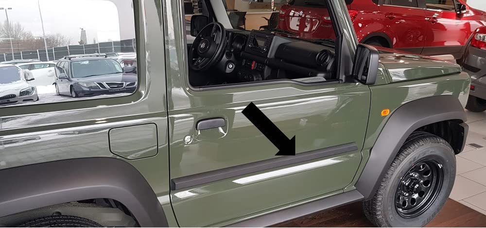 Spangenberg Seitenschutzleisten schwarz passend für Suzuki Jimny II ab 10.2018- F61 (3700061) von Spangenberg