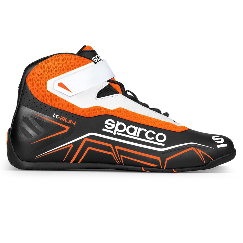 Sparco K-RUN SCHUHE, BLAU/ROT, GRÖSSE 42 EU Schwarz Orangefarben von Sparco