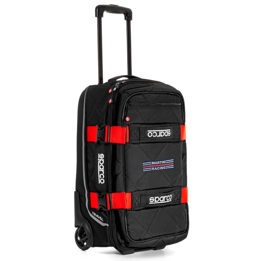 Sparco Reiserucksack Black/Martini Red R, Black Red, 42/50 EU von Sparco