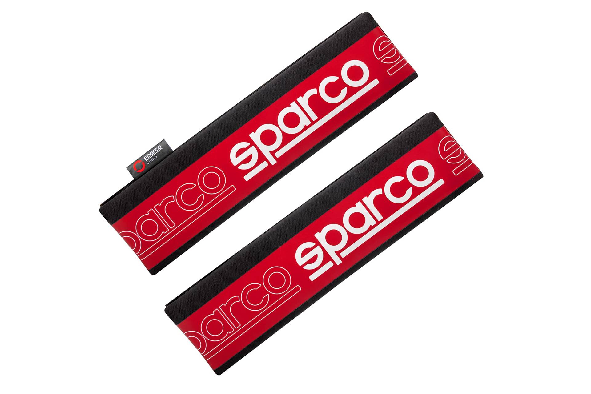 SPARCO 2er Set New SPC Belt Pads Schwarz/Grau Universal von Sparco