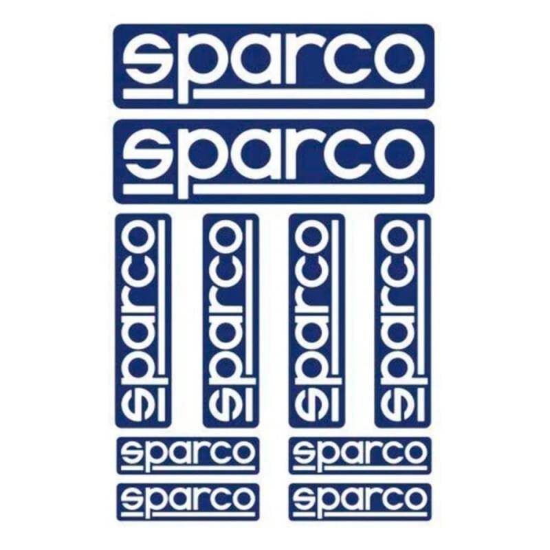 SPARCO Kit 10 Pegatinas Blau von Sparco