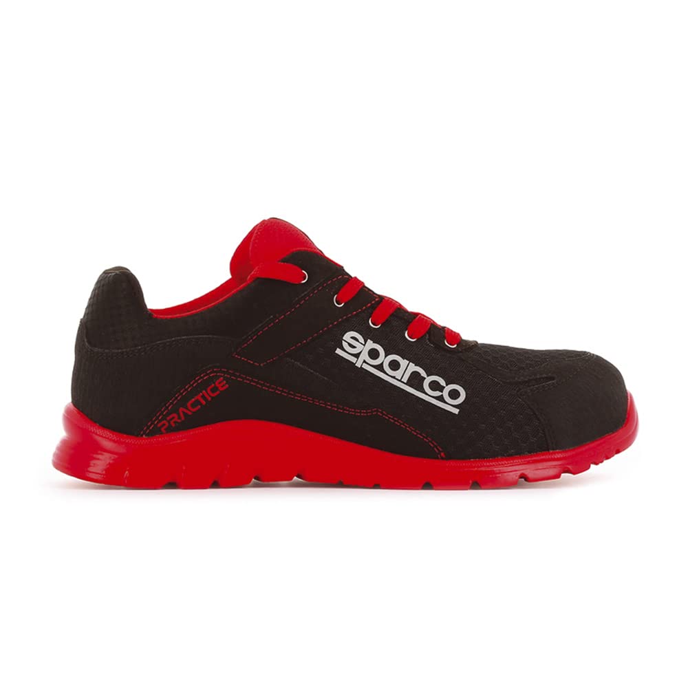 SPARCO Practice, 42 EU, Schwarz/Rot von Sparco