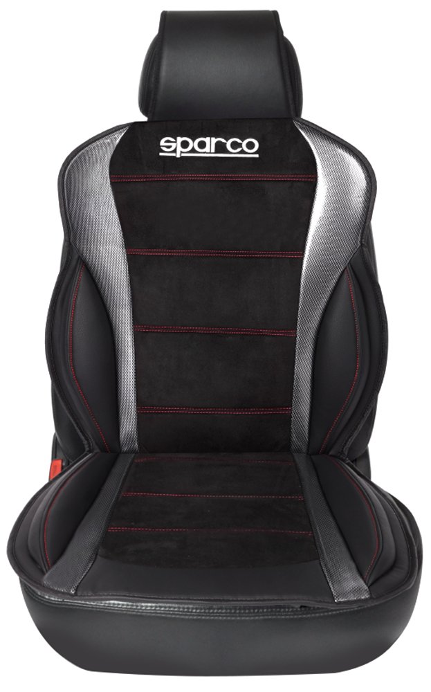 SPARCO SPC0907GR Autositzbezug, Grau/Schwarz von Sparco