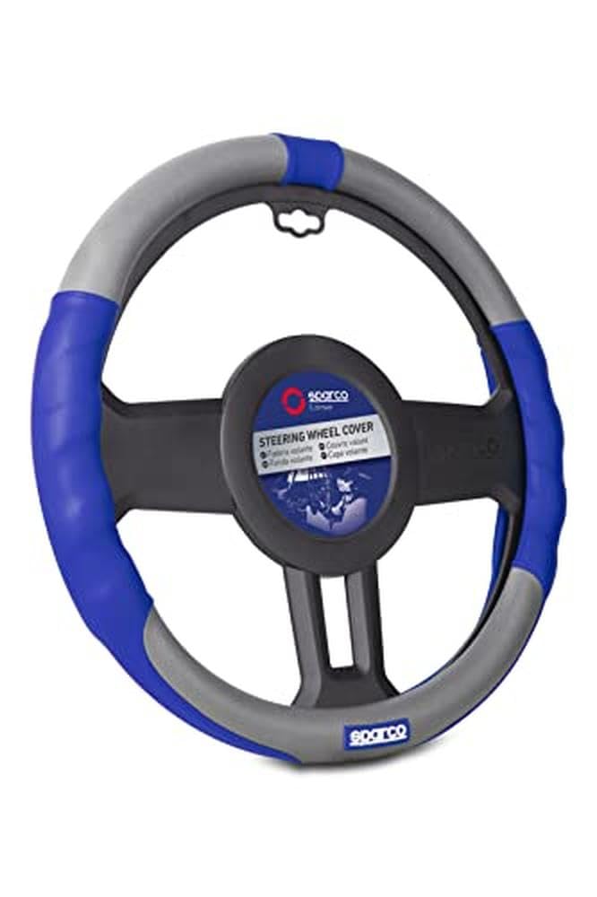 SPARCO SPC1105 Steering Wheel Covers Blue, 38 x 38 x 4 cm von Sparco